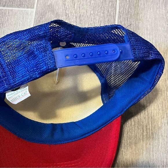 Reagan & Bush '84 Red White & Blue Trucker Hat - Picture 9 of 10